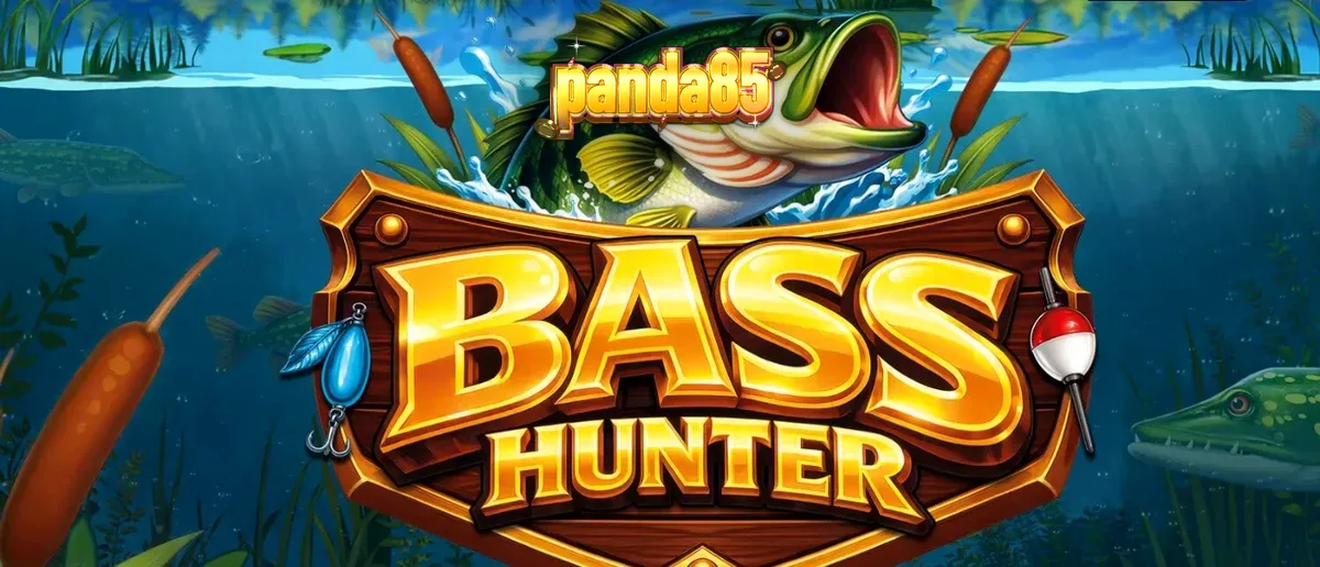 Tampilan visual slot Bass Hunter dengan latar belakang danau Nordik yang tenang dan gulungan transparan.